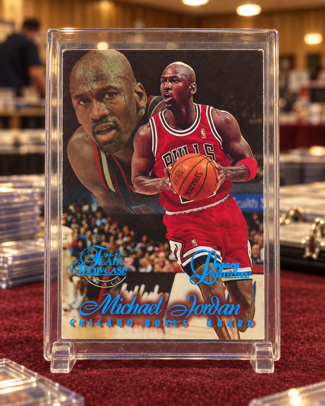 1996-97 Flair Showcase Legacy Collection Row 1 Michael Jordan #23 — ai-generated collector artwork
