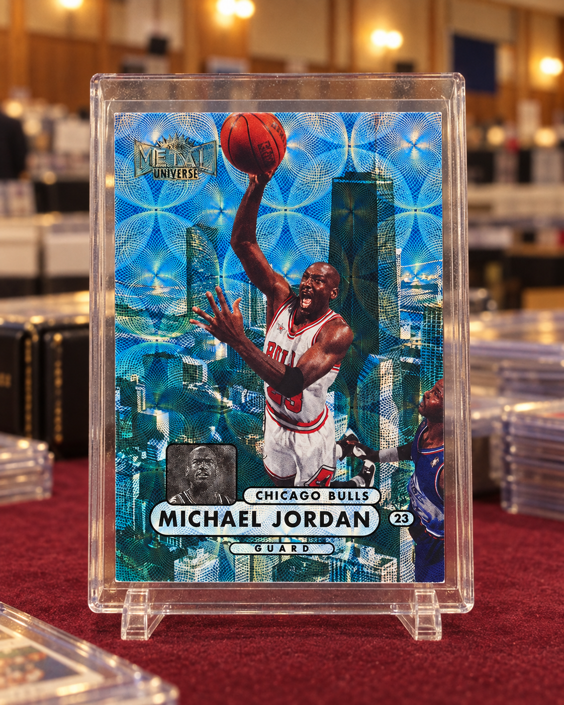1997-98 Metal Universe Championship Precious Metal Gems Michael Jordan #23 — ai-generated collector artwork