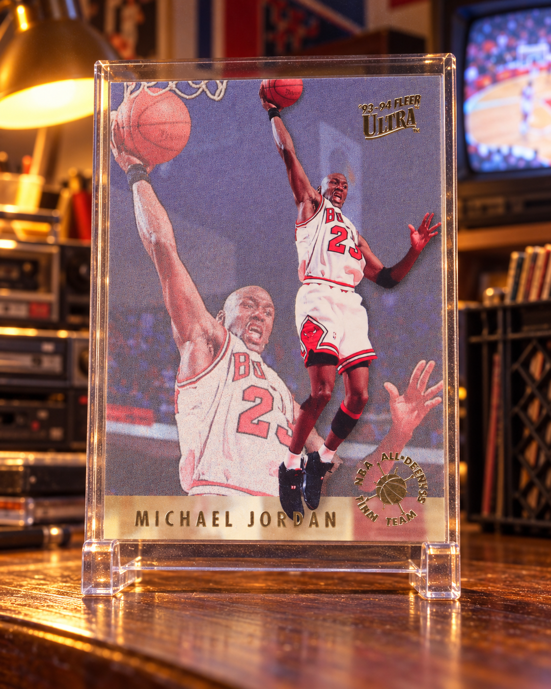 1993-94 Ultra All-Defensive Team Michael Jordan #2 — ai-generated collector artwork