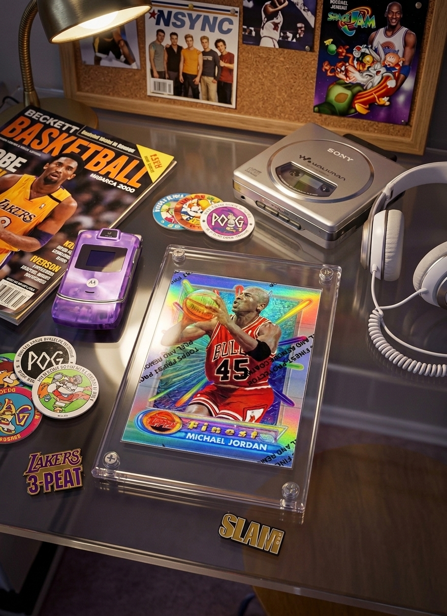 1994-95 Finest Refractor — ai-generated collector artwork
