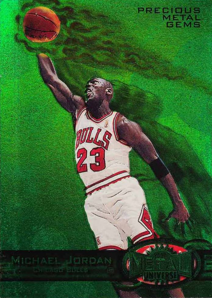 1997-98 Metal Universe Precious Metal Gems Green — reference scan