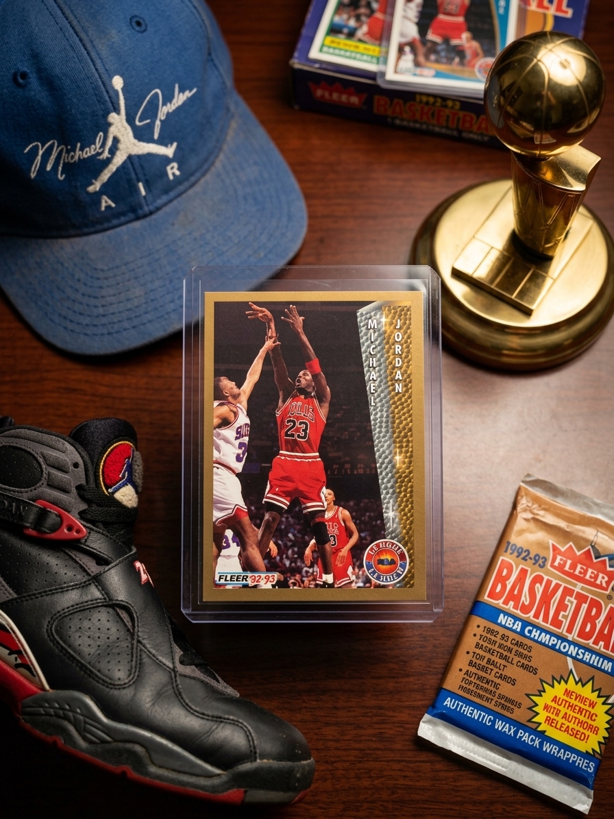 1992-93 Fleer Team Leader — ai-generated collector artwork