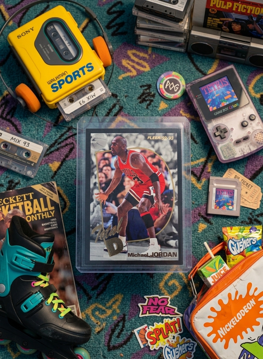 1992-93 Fleer Total D — ai-generated collector artwork