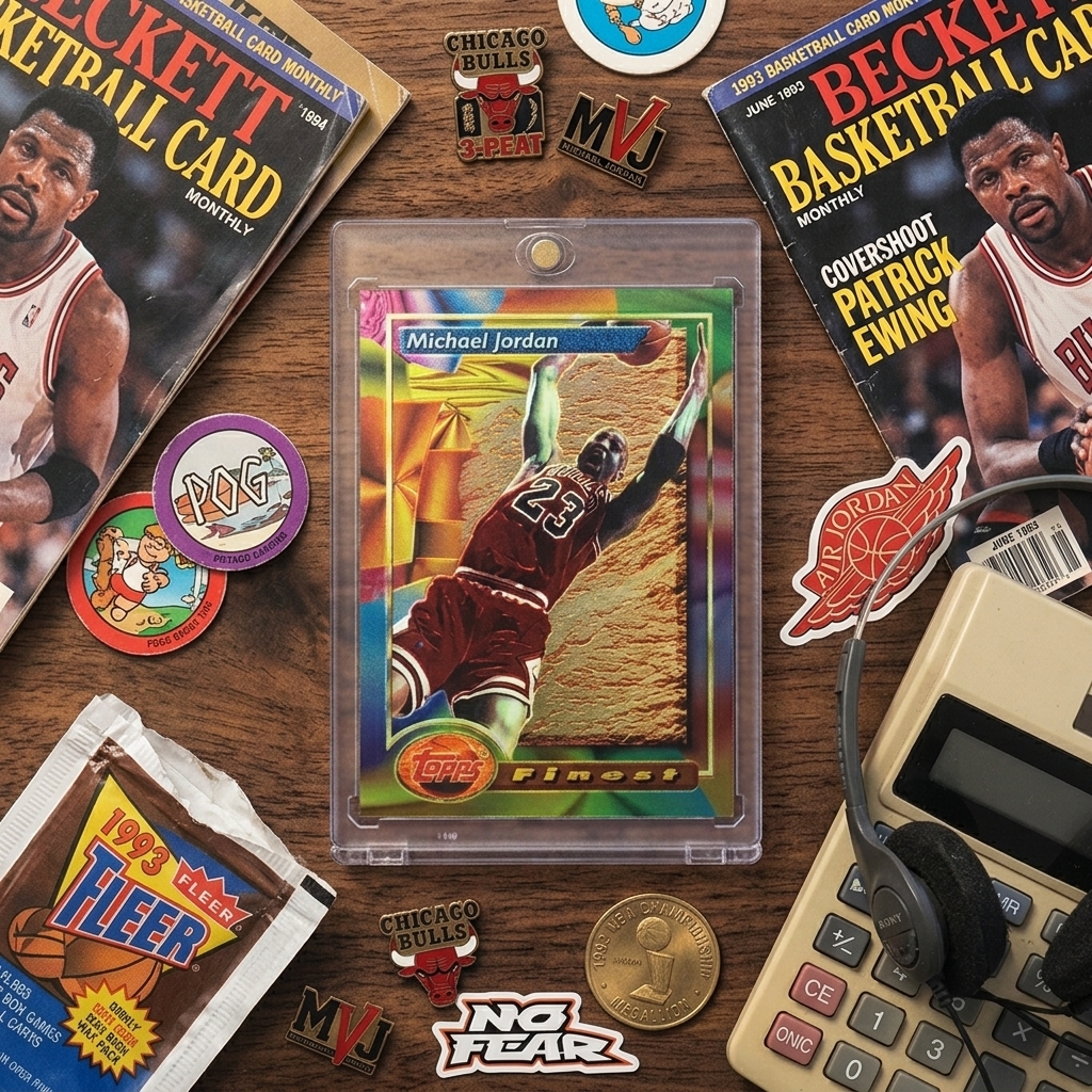 1993-94 Finest Refractor — ai-generated collector artwork