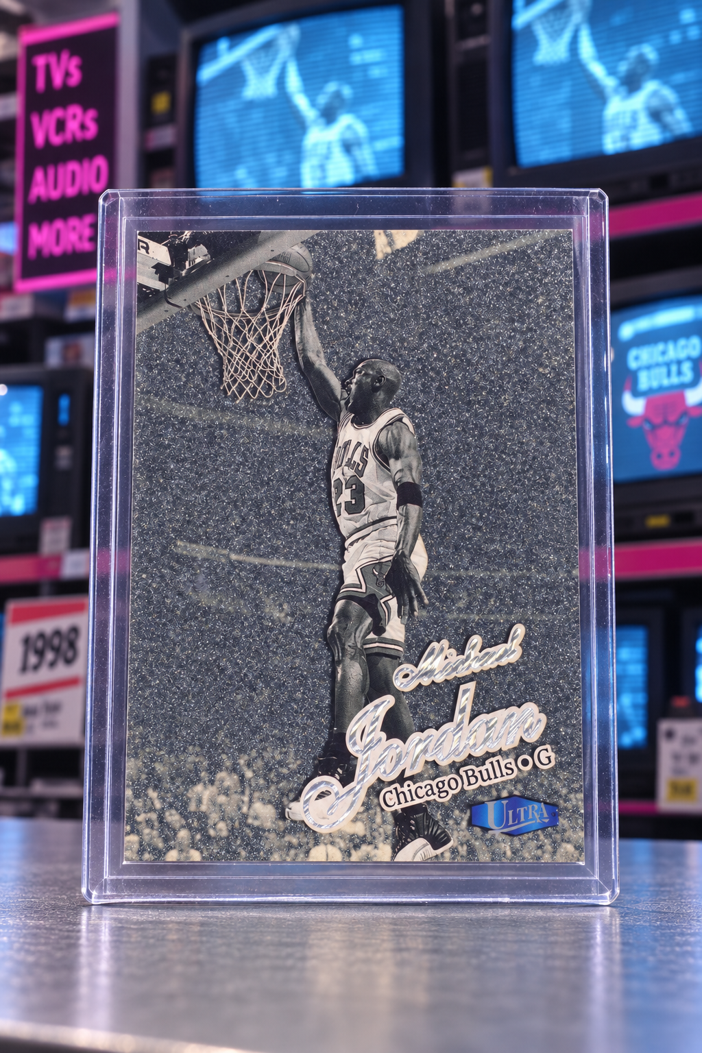 1997-98 Ultra Platinum Medallion — ai-generated collector artwork