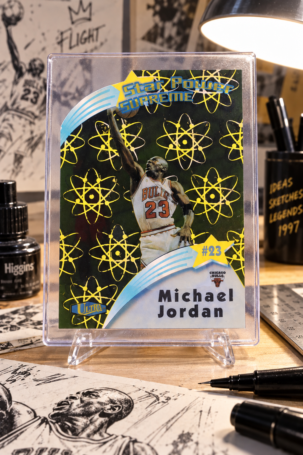 1997-98 Ultra Star Power Supreme — ai-generated collector artwork