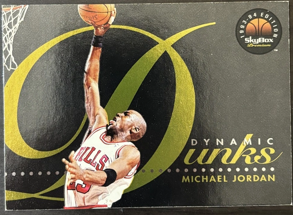 1993-94 SkyBox Premium Dynamic Dunks — reference scan