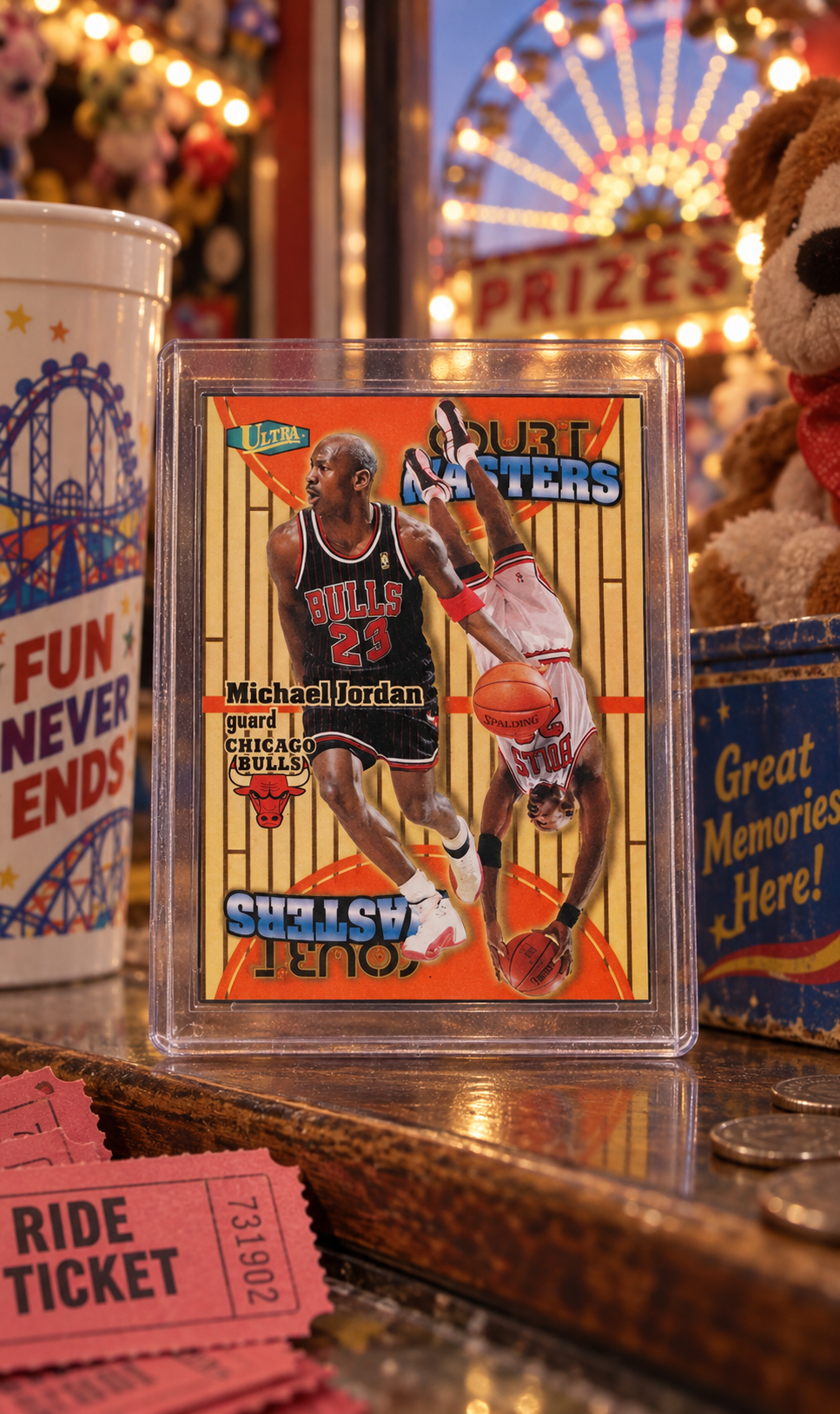 1997-98 Ultra Court Masters — ai-generated collector artwork