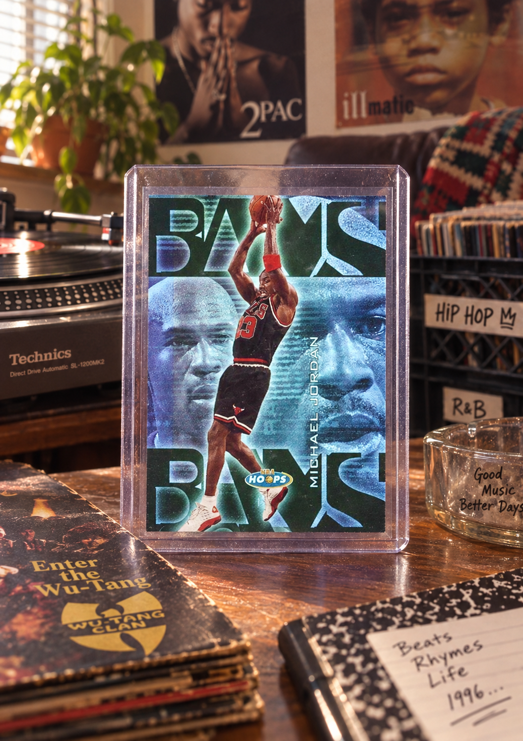 1998-99 Hoops Bams — ai-generated collector artwork