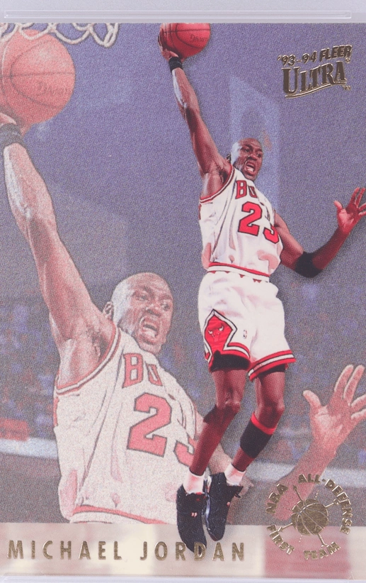 1993-94 Ultra All-Defensive Team — reference scan