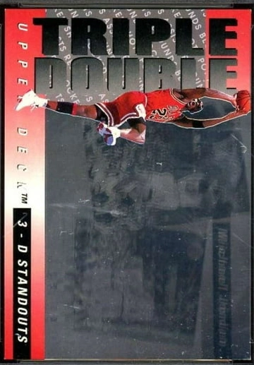 1993-94 Upper Deck Triple Double 3-D Standouts — reference scan